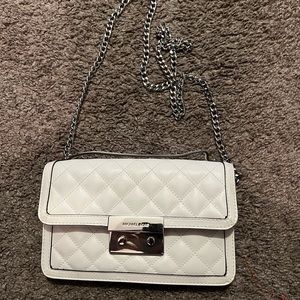 White crossbody Michael Kors bag